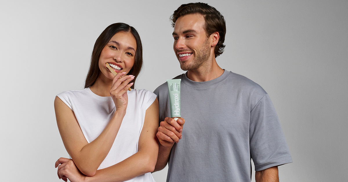 Natural Whitening Toothpaste with Upcycled Calcium