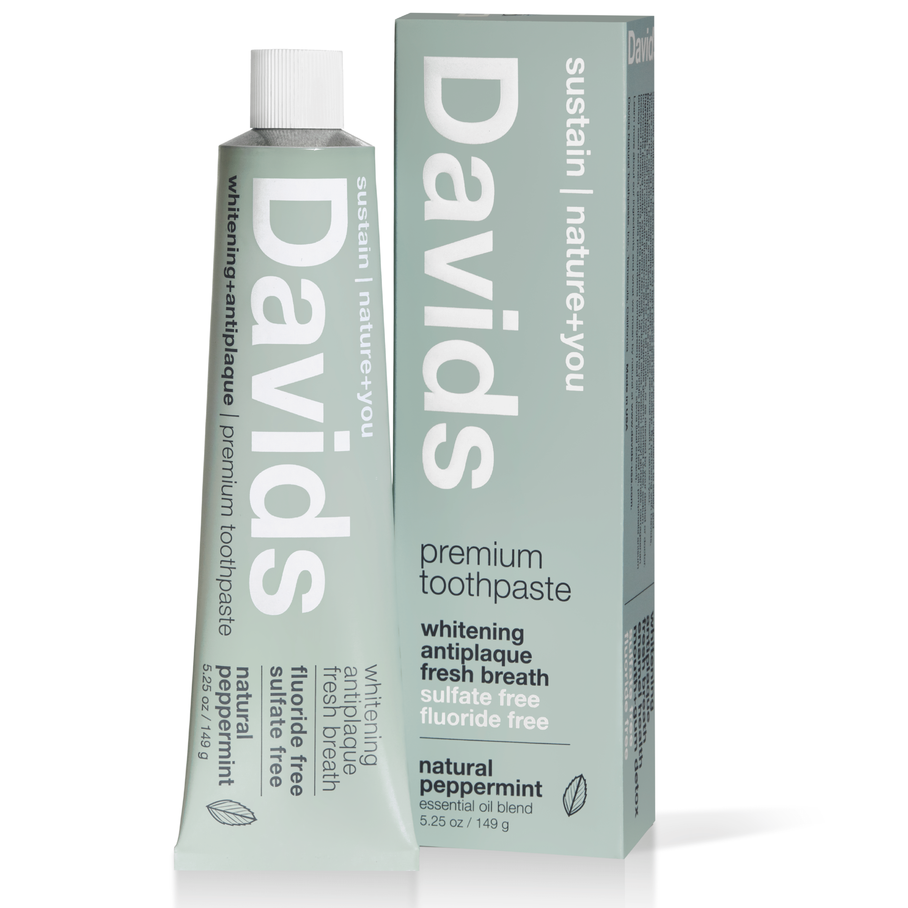 Davids premium toothpaste / peppermint