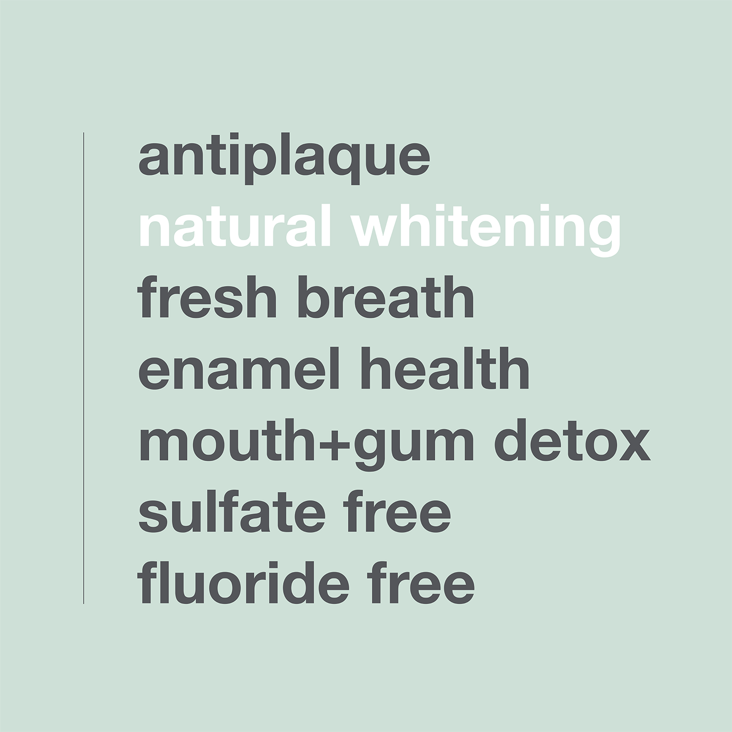 Davids premium toothpaste  /  spearmint