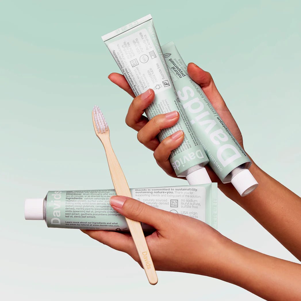 Davids premium toothpaste / peppermint