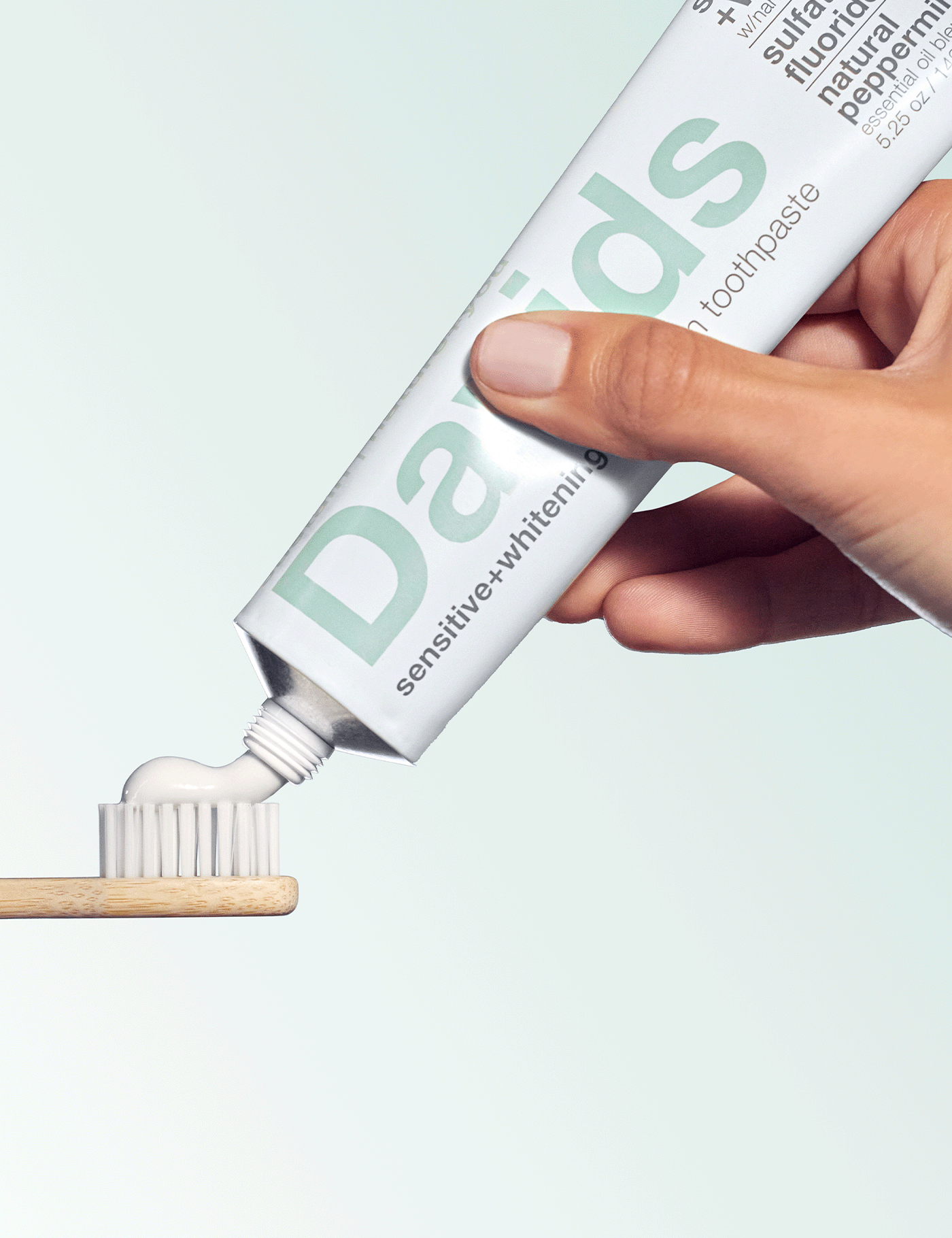 Davids sensitive+whitening nano-hydroxyapatite premium toothpaste / peppermint ***LIMIT QTY 1 DUE TO LOW SUPPLY***