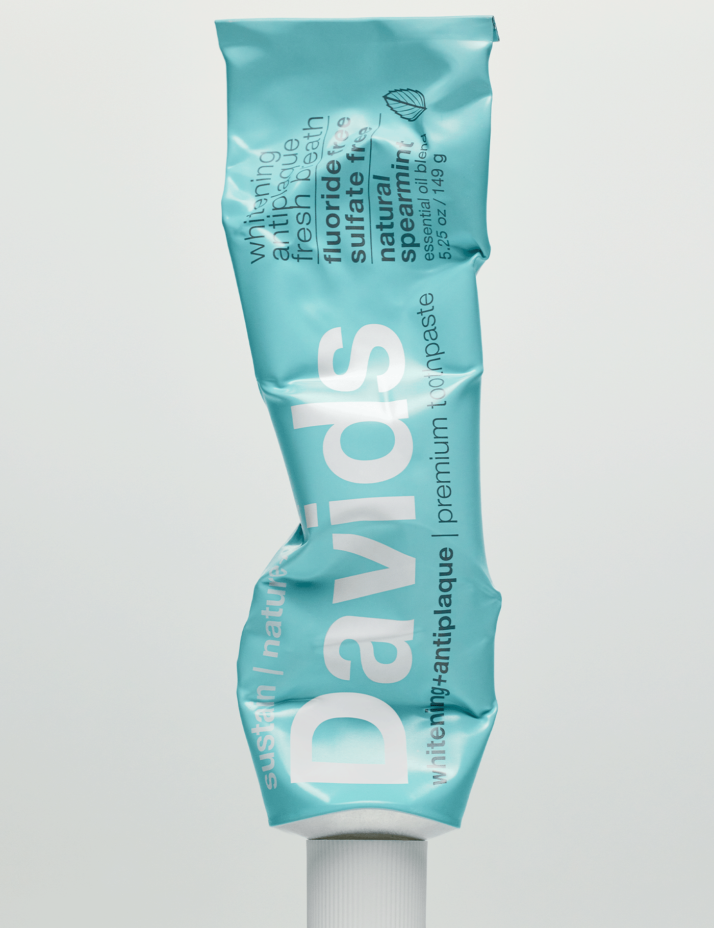 Davids premium toothpaste  /  spearmint