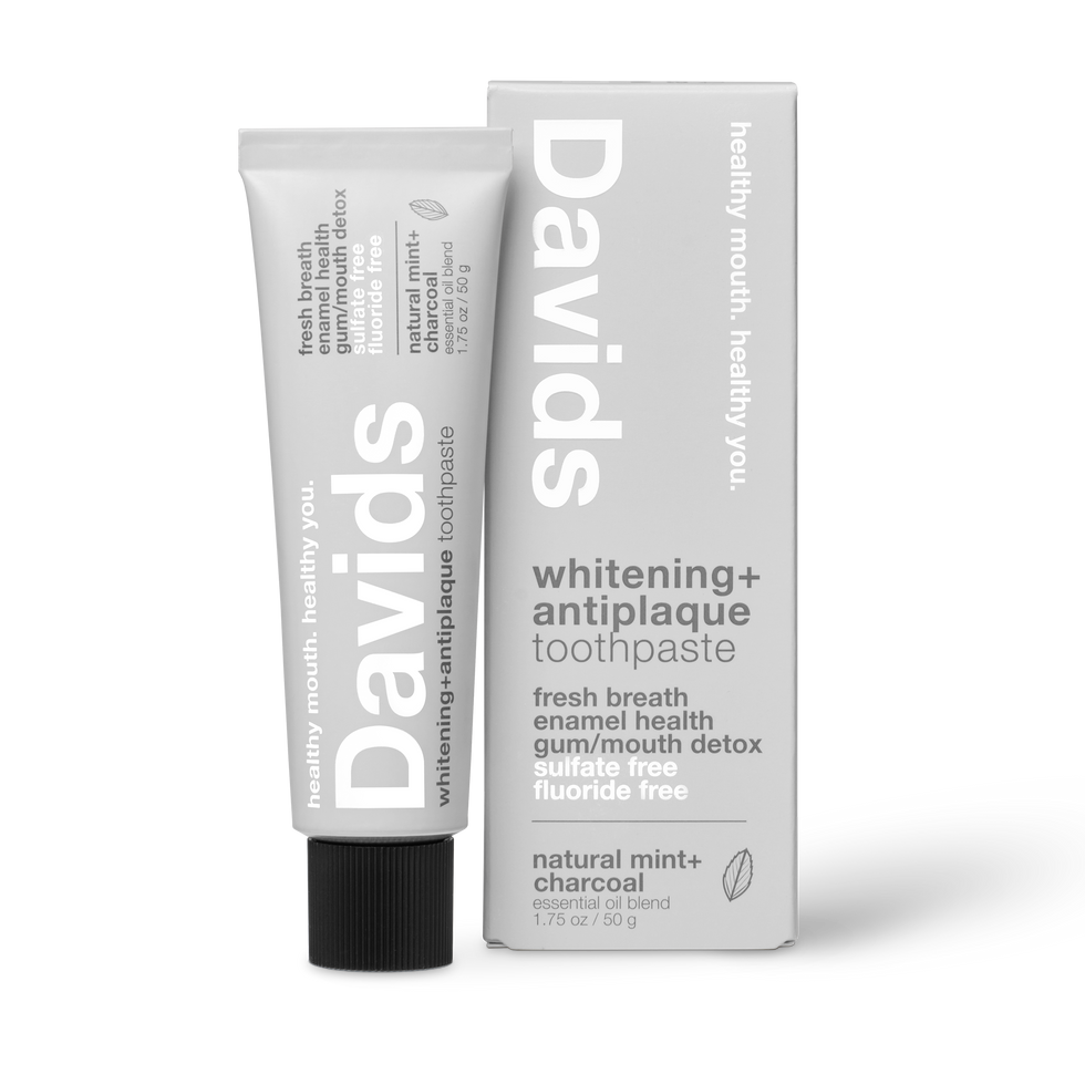Travel Size Charcoal Toothpaste | Davids Premium Charcoal+