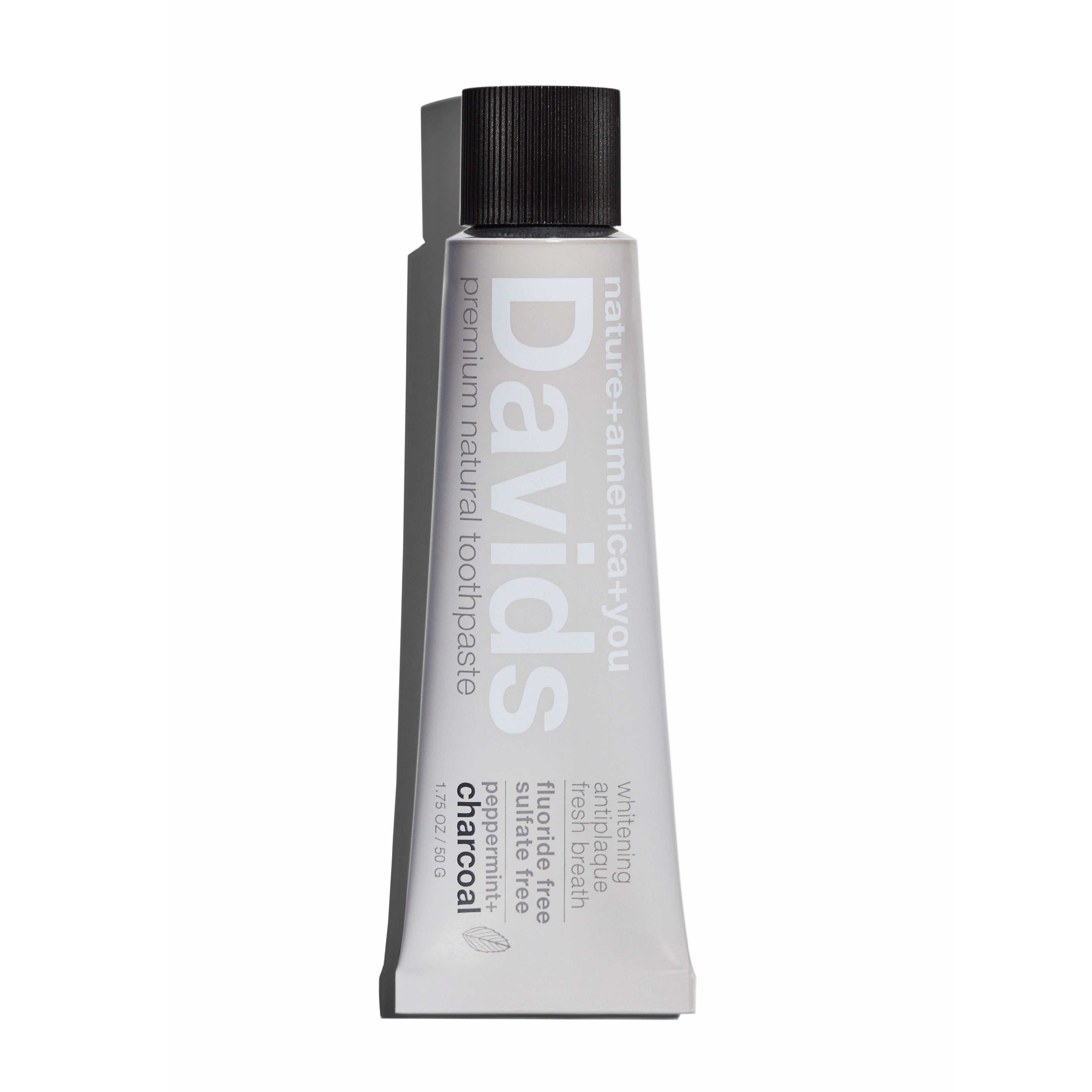 Davids premium toothpaste  /  charcoal+peppermint