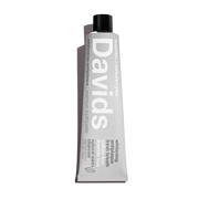 Davids natural mint charcoal toothpaste sulfate free, fluoride free, whitening and antiplaque, premium aluminum tube
