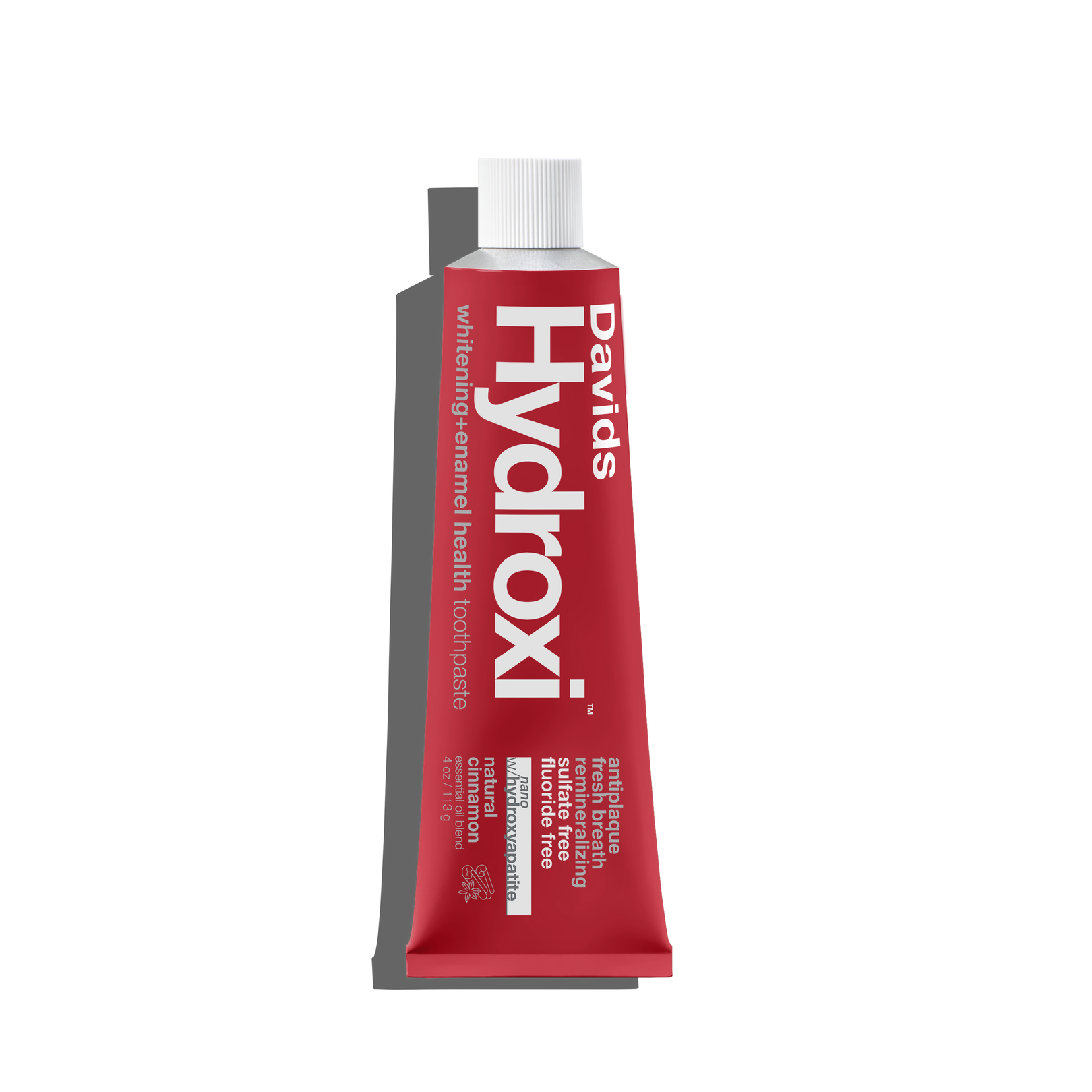 Davids Hydroxi™ whitening+enamel health nano hydroxyapatite premium toothpaste / cinnamon image 1