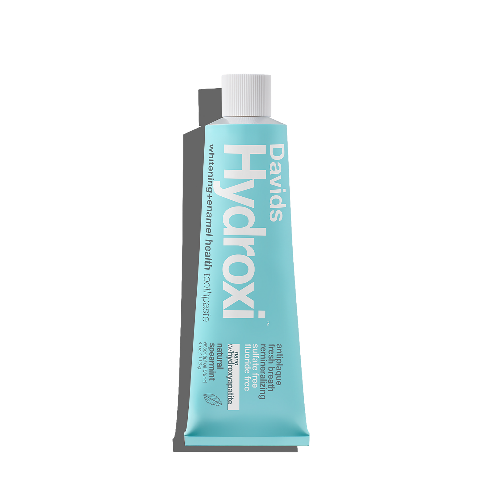 Davids Hydroxi™ whitening+enamel health nano hydroxyapatite premium toothpaste / spearmint image 1