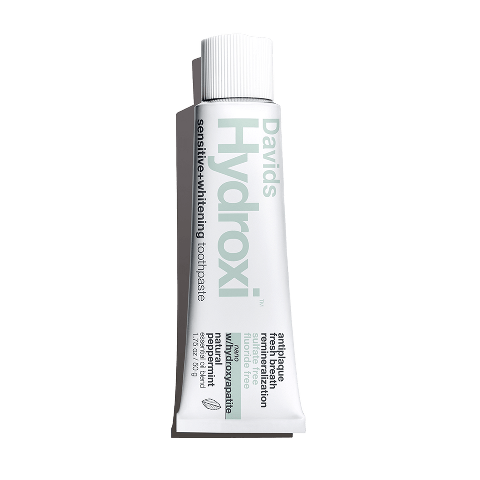 Davids Hydroxi™ travel size premium toothpaste / sensitive+whitening n