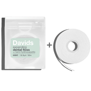 Davids expanding nano hydroxyapatite floss with dispenser and refill mint flavor Hydroxi