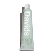 Davids fluoride free natural peppermint toothpaste tube whitening fresh breath sulfate free 