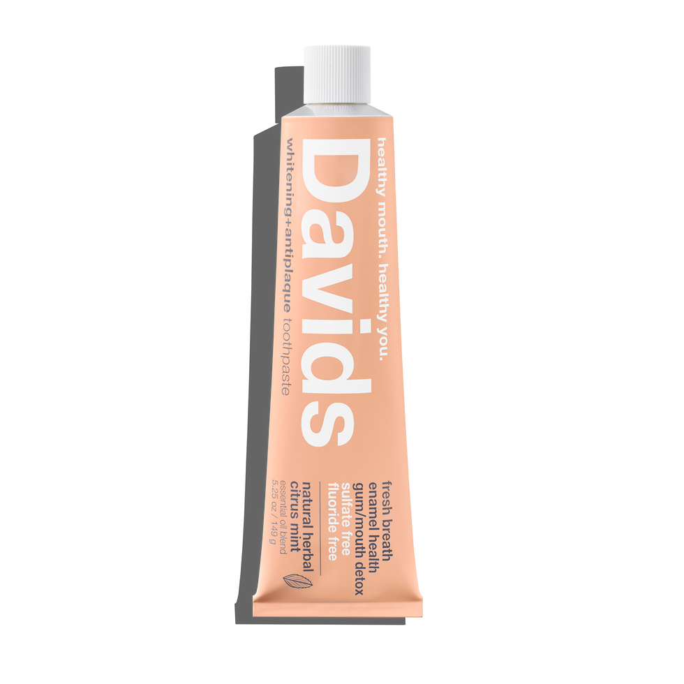 Citrus Mint Toothpaste | Fluoride Free Herbal Citrus Peppermint