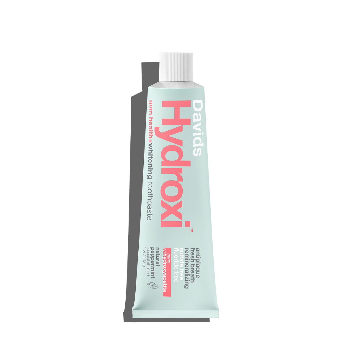 Davids Hydroxi™ gum health+whitening nano hydroxyapatite premium toothpaste / peppermint