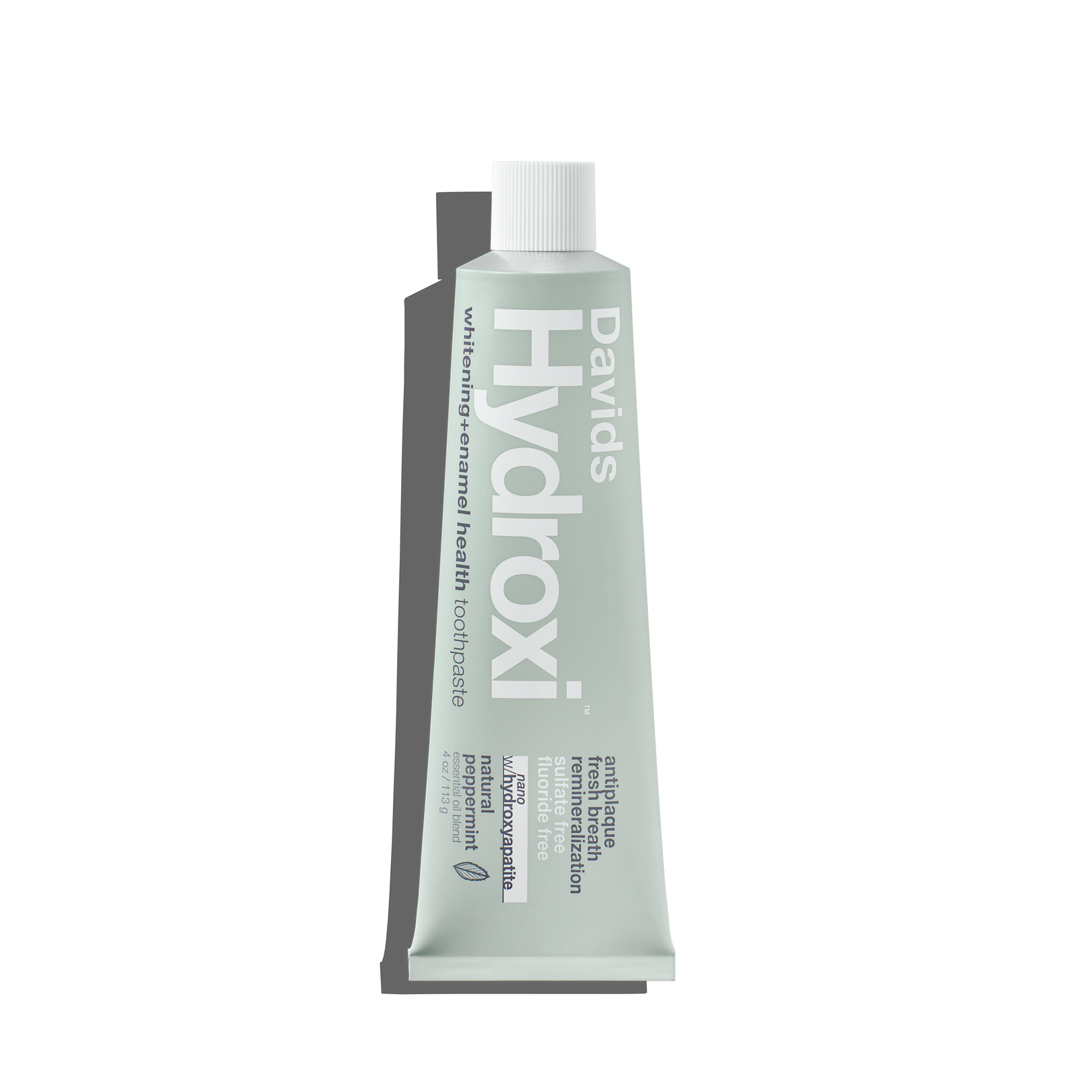 Davids Hydroxi™ whitening+enamel health nano hydroxyapatite premium toothpaste / peppermint
