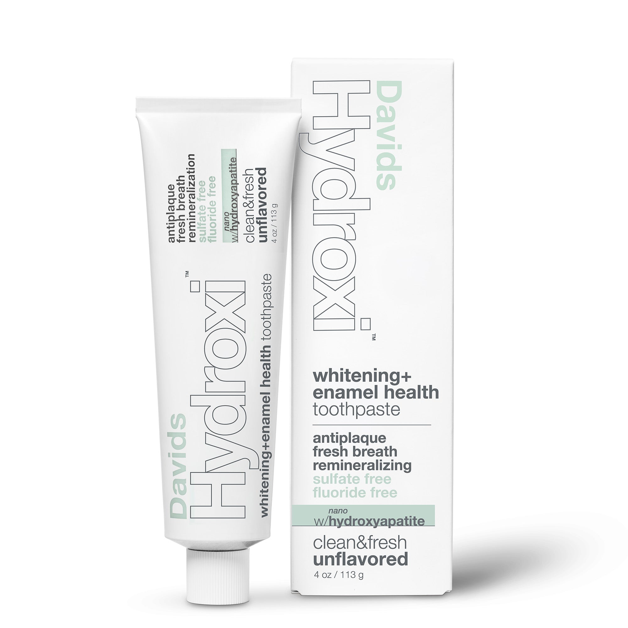 Davids Hydroxi™ whitening+enamel health nano hydroxyapatite premium to