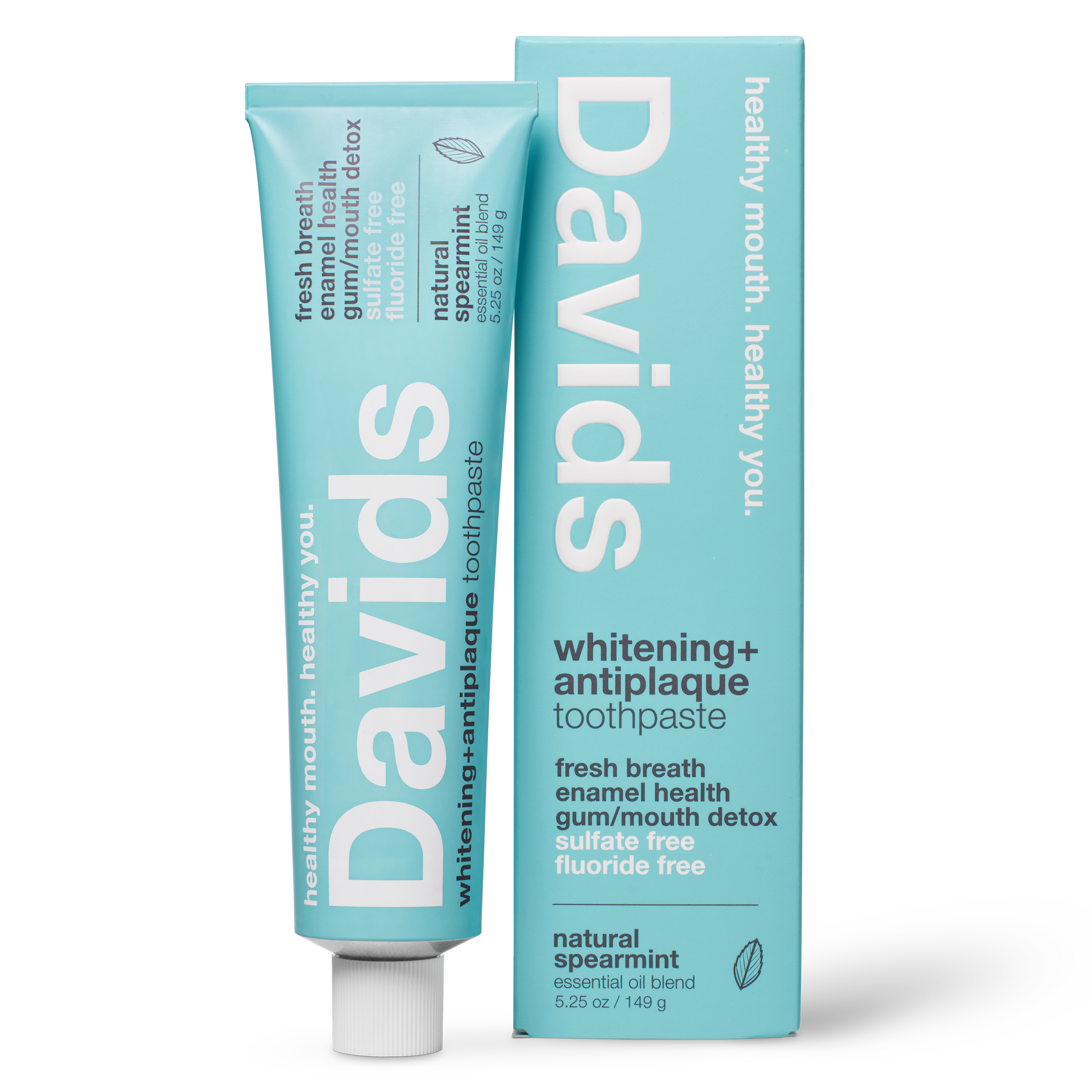 Davids premium toothpaste  /  spearmint