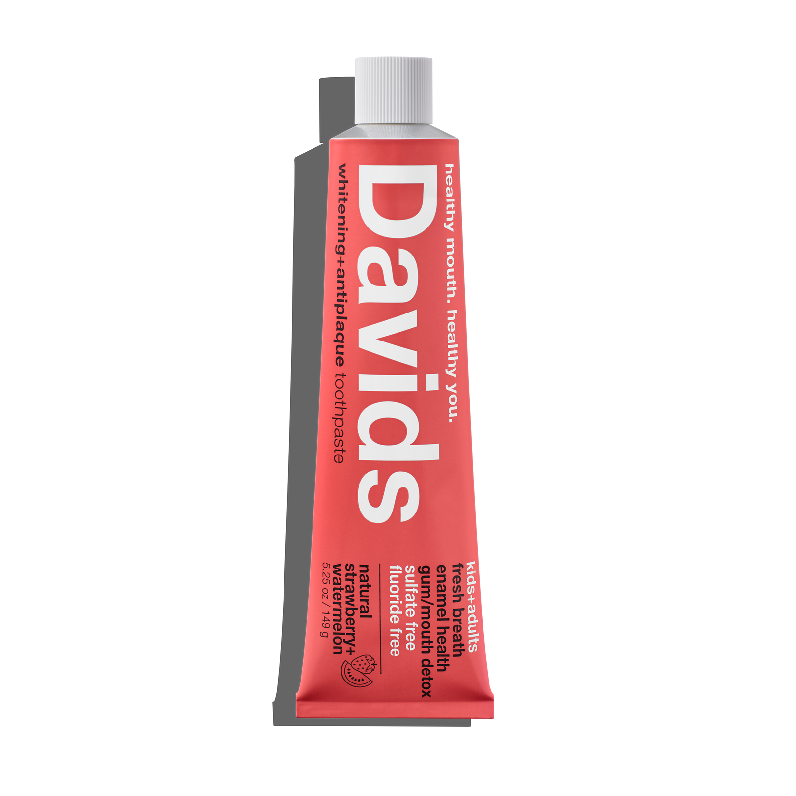 Davids kids + adults premium toothpaste / strawberry watermelon