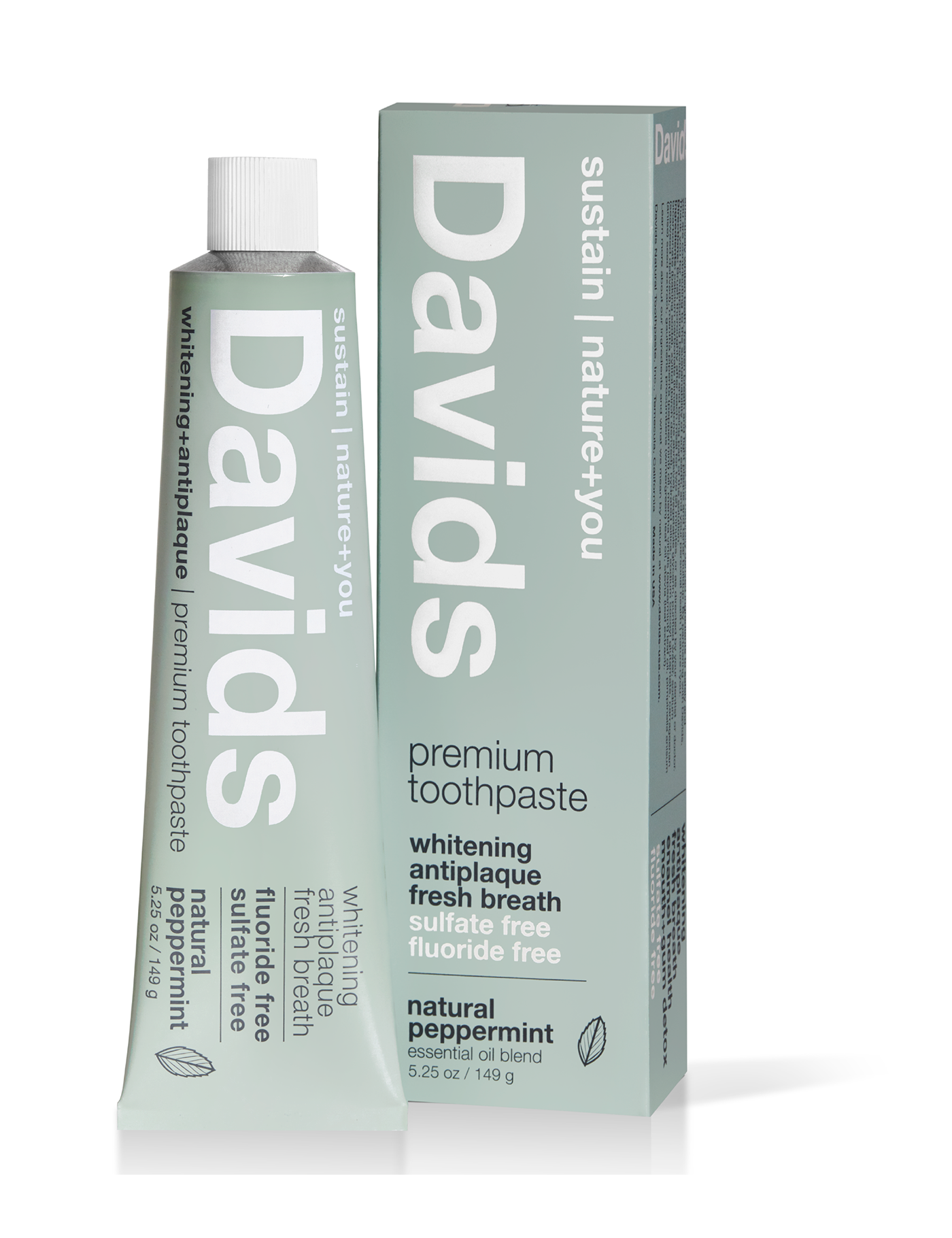 Davids premium toothpaste  /  peppermint