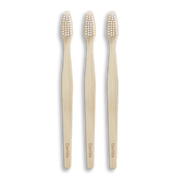 Davids premium bamboo toothbrush / adult soft / 3 pack