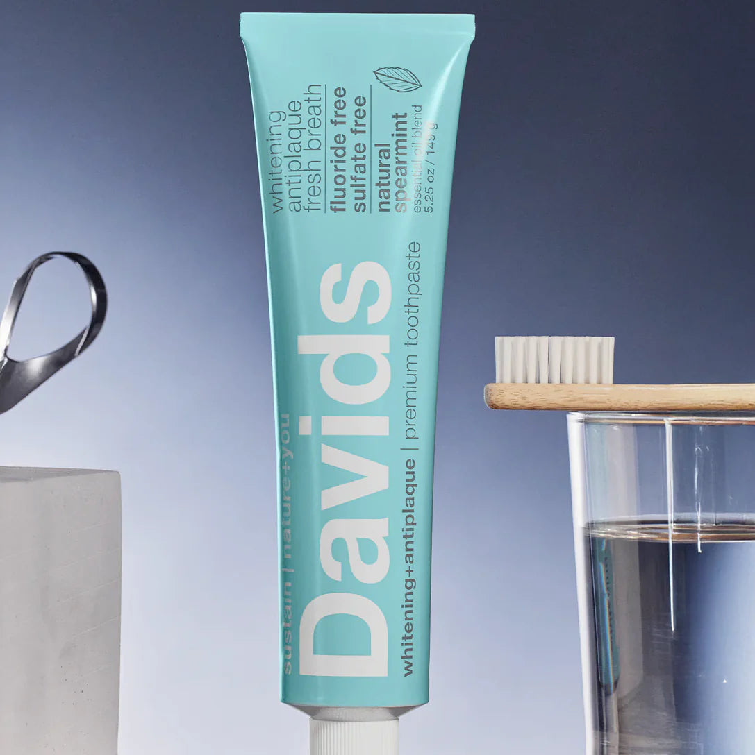 Davids premium toothpaste  /  spearmint