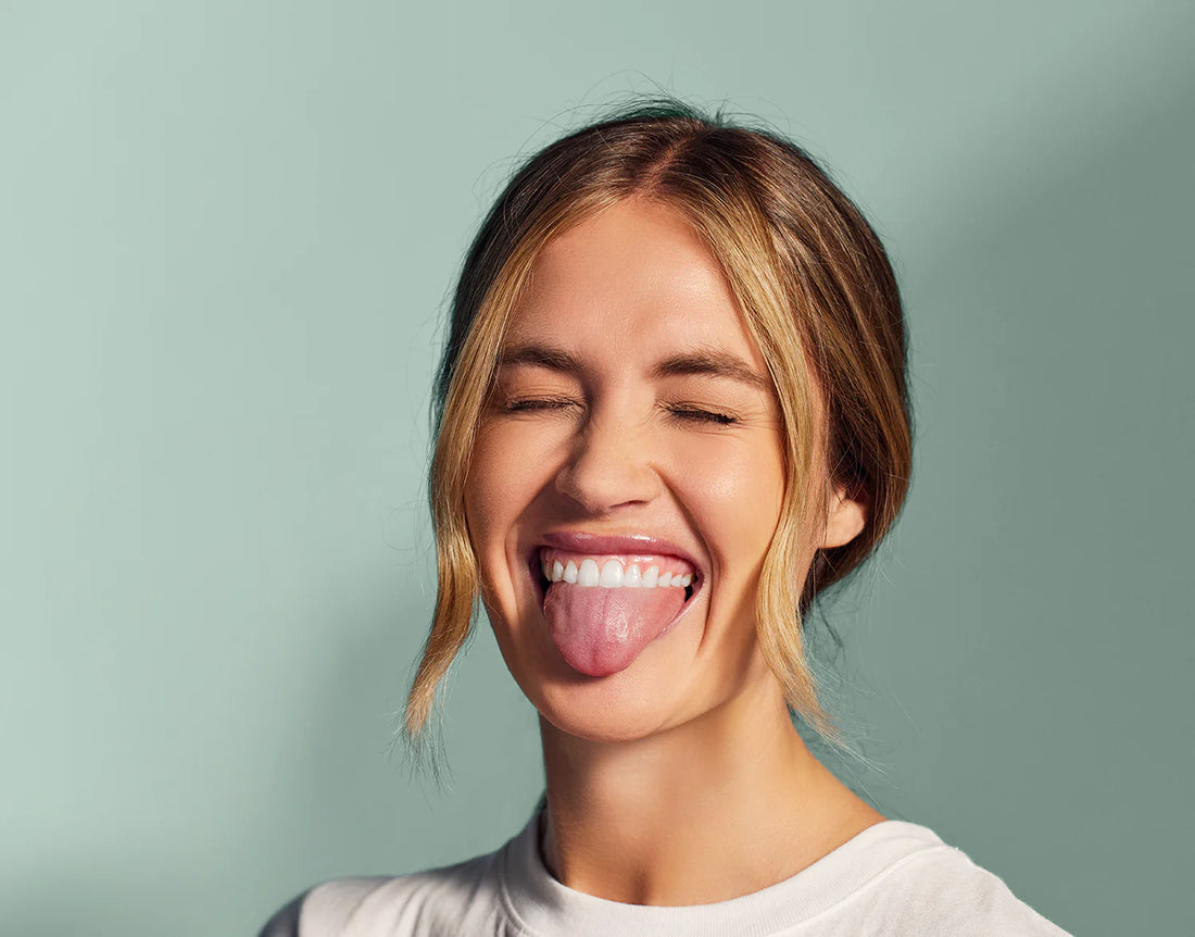 davids tongue out