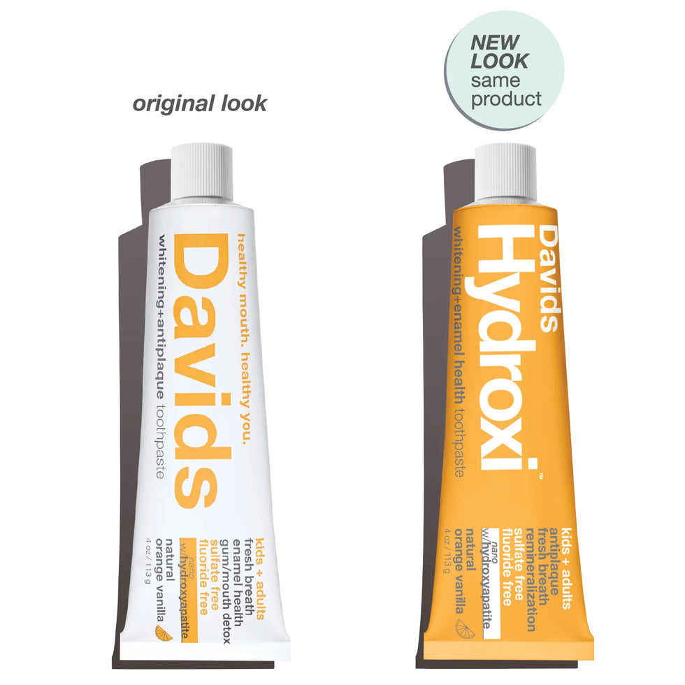 Orange Toothpaste for Kids & Adults | Davids Hydroxi™ Orange