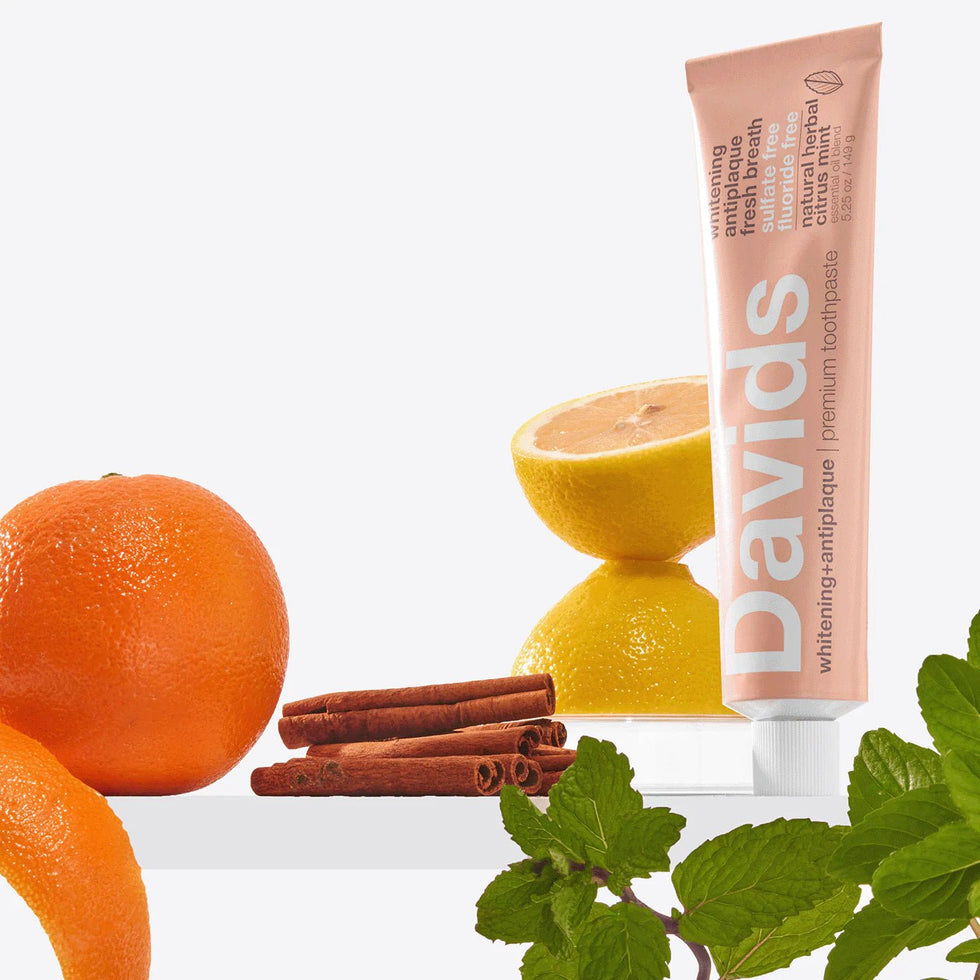 Citrus Mint Toothpaste | Fluoride Free Herbal Citrus Peppermint