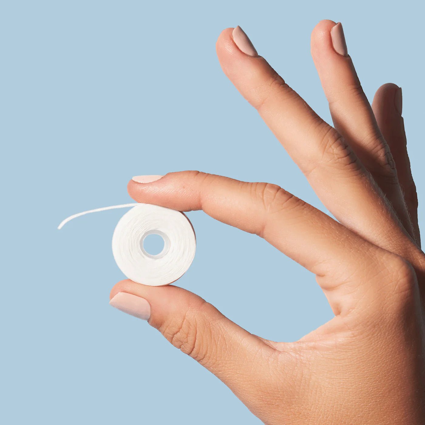Davids Hydroxi™ expanding dental floss / refill x 2 / mint / 60m thumbnail 3