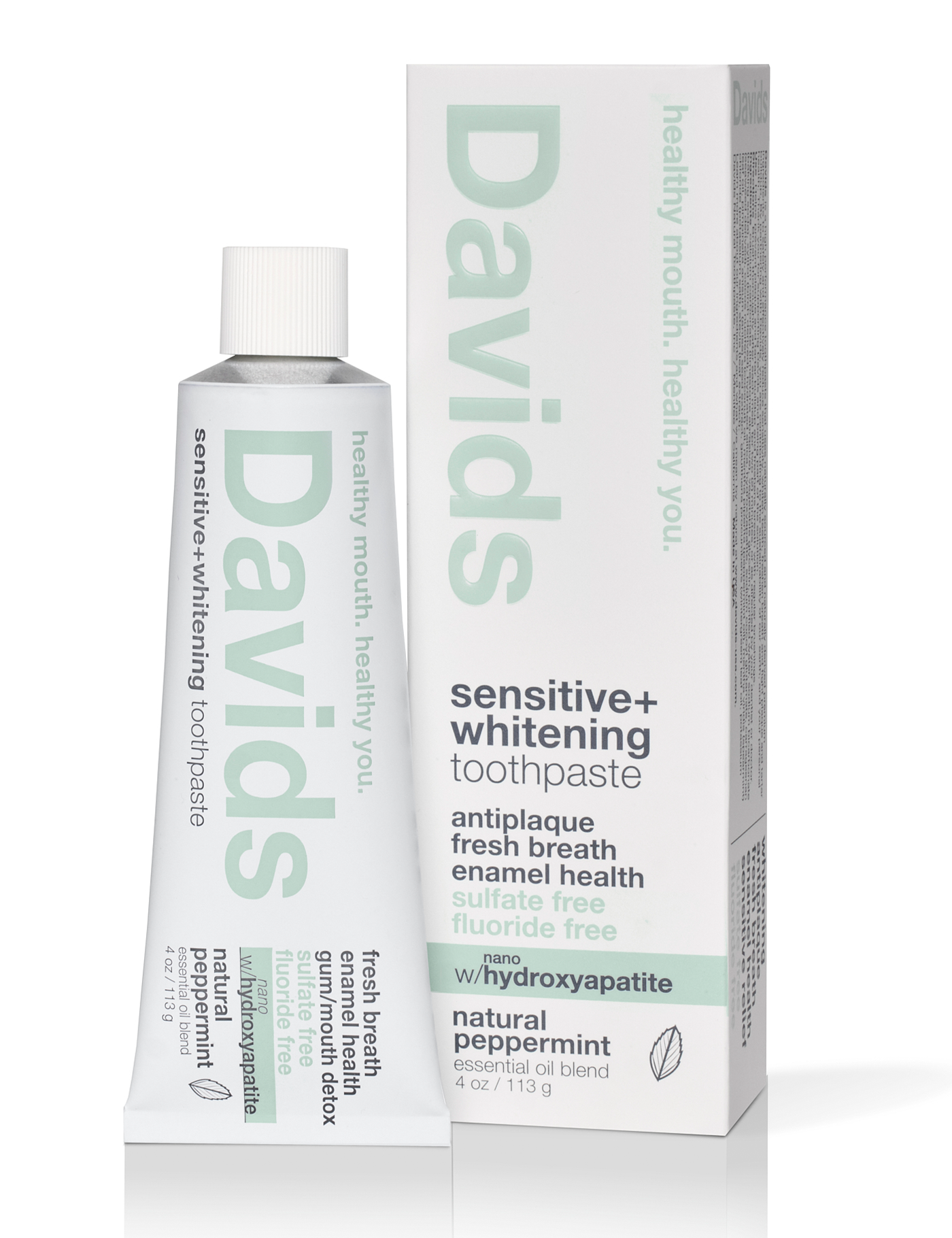 nanohydroxyapatite toothpaste Davids Toothpaste + Premium Oral Care