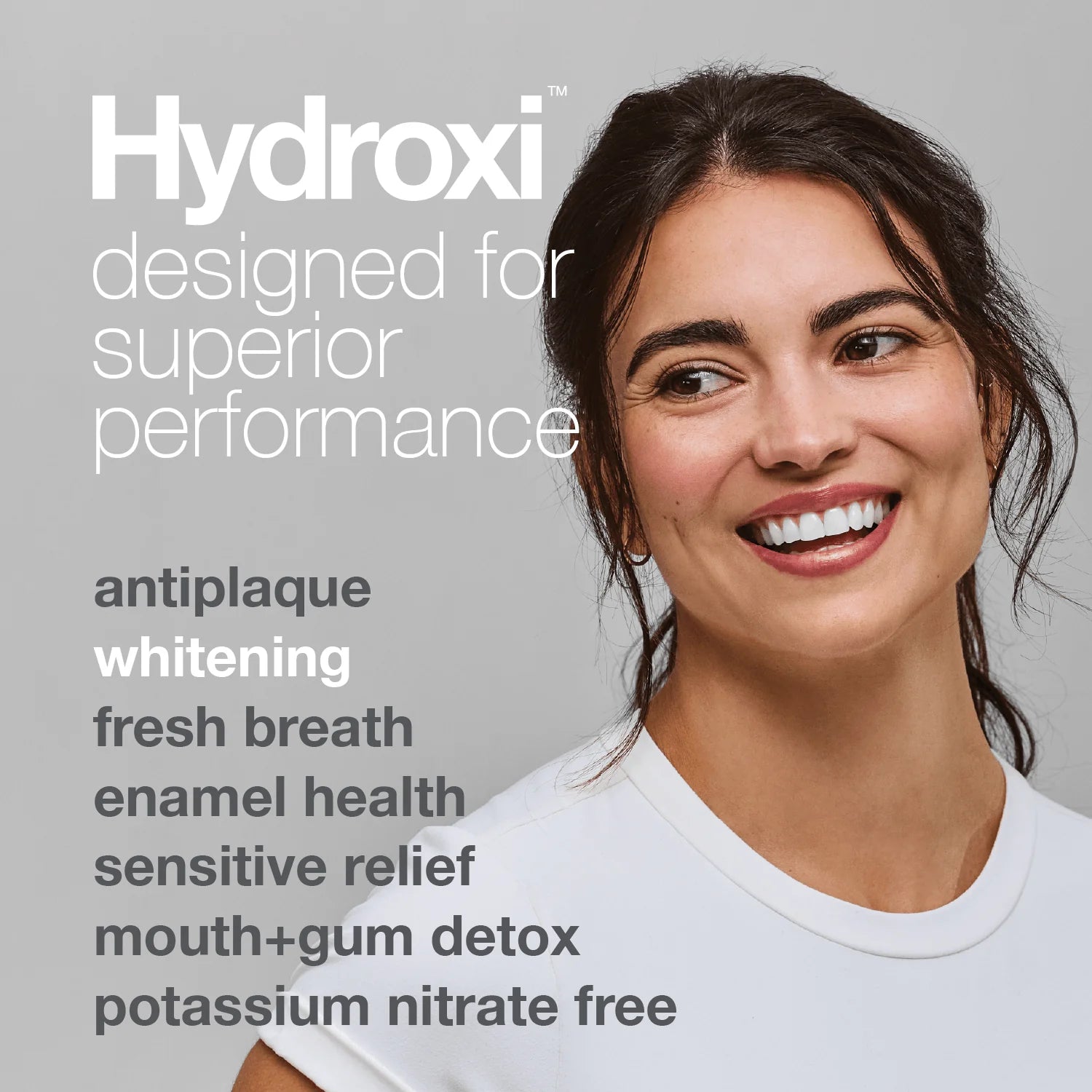 Davids Hydroxi™ sensitive+whitening nano hydroxyapatite premium toothpaste / peppermint