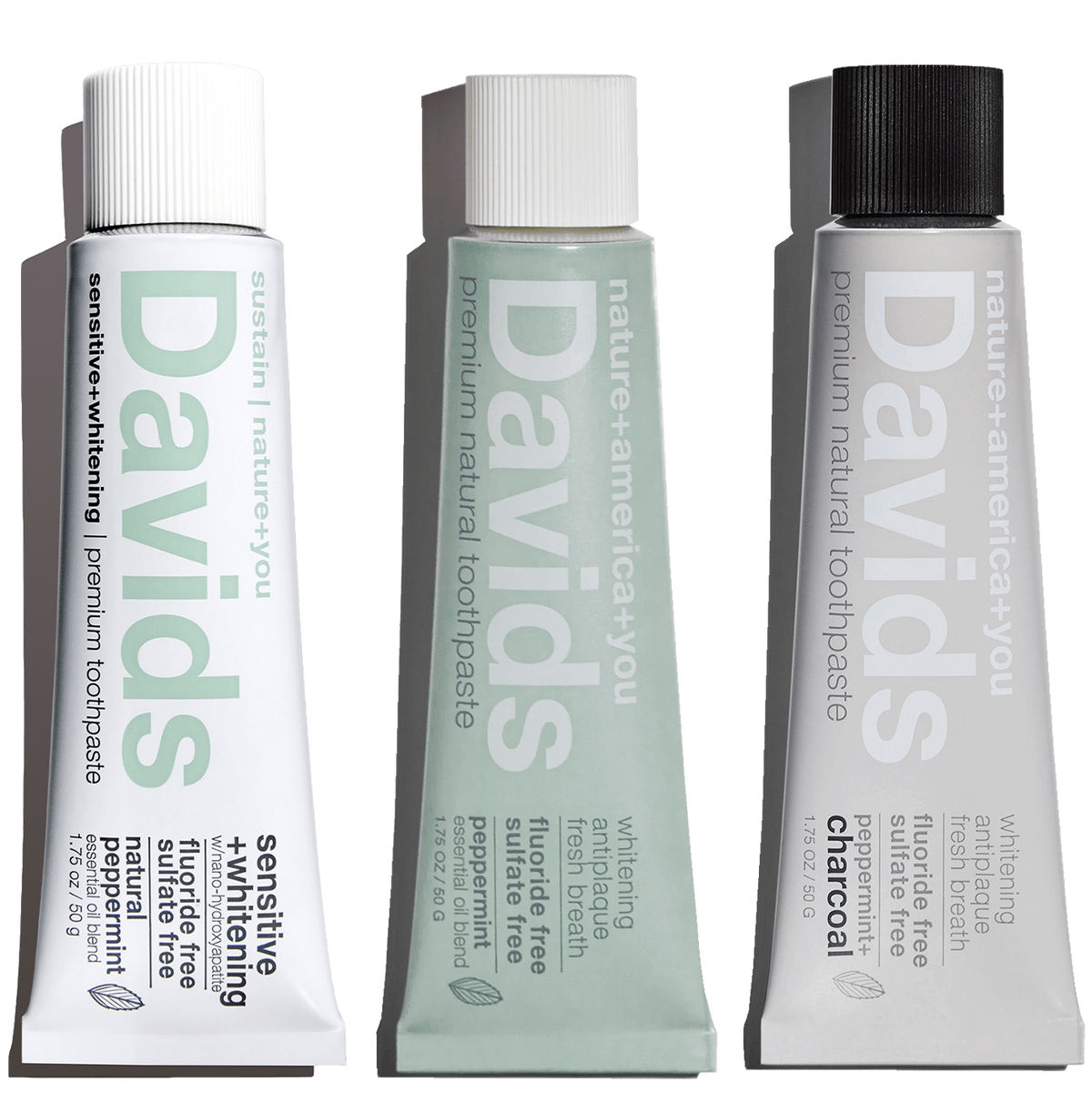 Travel-Size Premium Toothpaste | Trial Pack | 3 Flavors